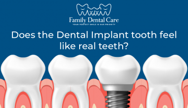 Does the dental implant tooth feel like real teeth?