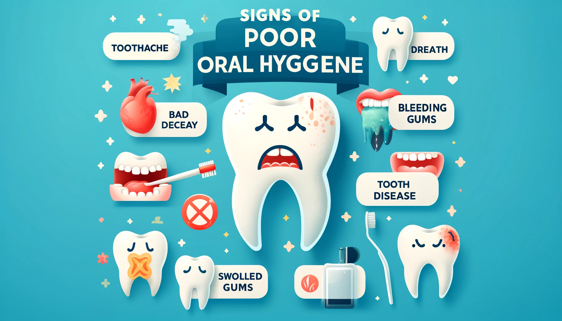 Poor Oral hygiene 